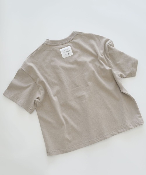 FOV(フォブ)の「フォブ GOODMORNING Tシャツ(Tシャツ/カットソー・キッズ・グレイッシュベージュ/ブラック/ベージュ系その他・M/L/XL/S)」の10枚目の写真