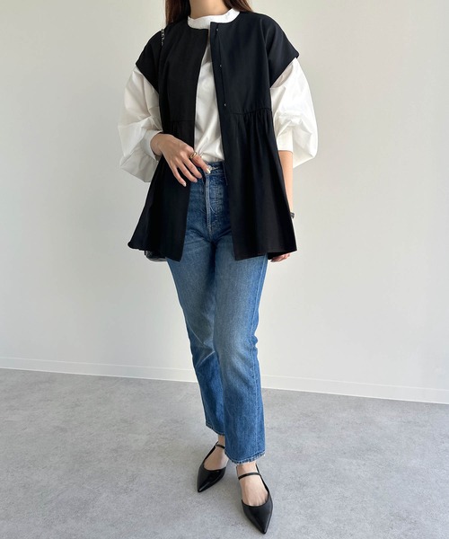 ペプラムジレ（ベスト）｜andme（アンドミー）のファッション通販