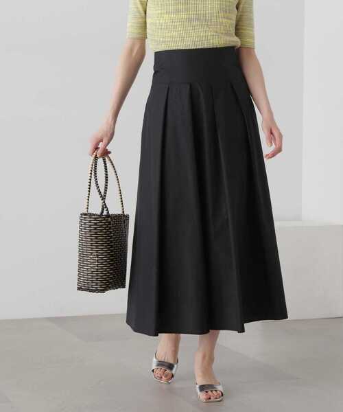 N.(N. Natural Beauty Basic)(エヌエヌナチュラルビューティーベーシック)の「◆【S Size Line】切替ポプリンロングスカート(スカート・レディース・クリーム/イエロー/ブラック・SMALL/MEDIUM)」の19枚目の写真