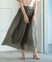 OPAQUE.CLIP | ≪S-LLsize≫ シアーヴィンテージフレアスカート【洗濯機洗い可】(スカート)