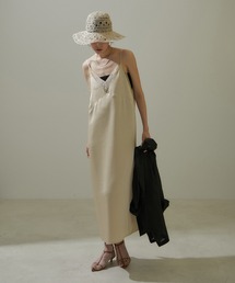 [24SS]シアーアクセントキャミワンピース