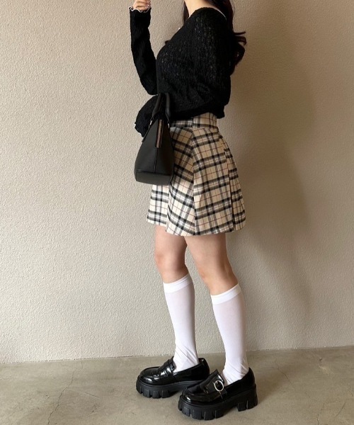 OLIVE des OLIVE(オリーブデオリーブ)の「【WEB限定カラー有】シアインナー 1041060580(Tシャツ/カットソー・レディース・オフホワイト/ブラック/アイボリー/ブラック系その他・FREE)」の22枚目の写真