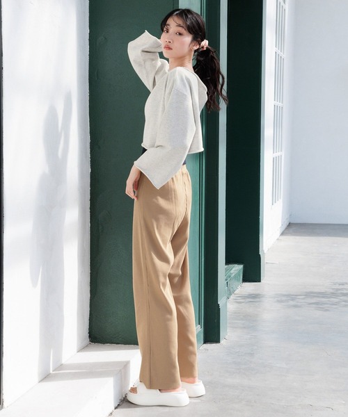 LOWRYS FARM(ローリーズファーム)の「カットイージーパンツ 110327(その他パンツ・レディース・ブラック/アイボリー/ベージュ・FREE)」の7枚目の写真