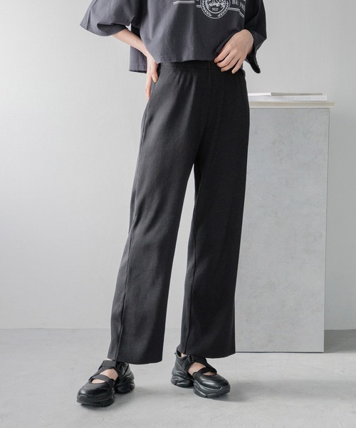 LOWRYS FARM(ローリーズファーム)の「カットイージーパンツ 110327(その他パンツ・レディース・ブラック/アイボリー/ベージュ・FREE)」の8枚目の写真