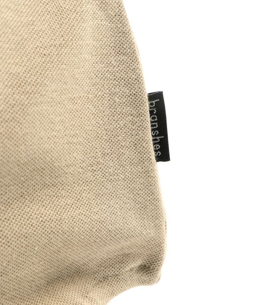 BRANSHES（ブランシェス）の「鹿の子半袖カバーオール（ロンパース・キッズ・ブラック/ベージュ・80/70）」の10枚目の写真