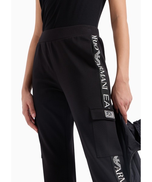 EMPORIO ARMANI EA7（エンポリオアルマーニイーエーセブン）の「【エンポリオ アルマーニ EA7】Dynamic Athlete カーゴパンツ ASV Natural VENTUS7テクニカルファブリック（カーゴパンツ・レディース・ホワイト/ブラック・LARGE/X-SMALL/SMALL/MEDIUM）」の2枚目の写真