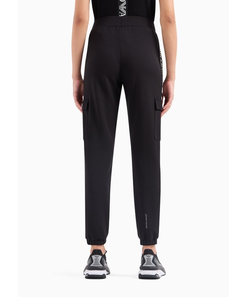 EMPORIO ARMANI EA7（エンポリオアルマーニイーエーセブン）の「【エンポリオ アルマーニ EA7】Dynamic Athlete カーゴパンツ ASV Natural VENTUS7テクニカルファブリック（カーゴパンツ・レディース・ホワイト/ブラック・LARGE/X-SMALL/SMALL/MEDIUM）」の4枚目の写真