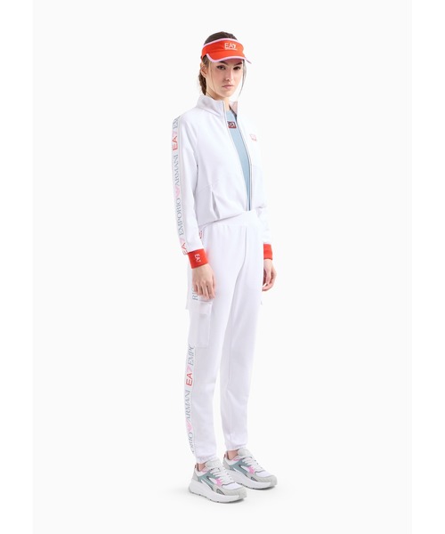 EMPORIO ARMANI EA7（エンポリオアルマーニイーエーセブン）の「【エンポリオ アルマーニ EA7】Dynamic Athlete カーゴパンツ ASV Natural VENTUS7テクニカルファブリック（カーゴパンツ・レディース・ホワイト/ブラック・LARGE/X-SMALL/SMALL/MEDIUM）」の9枚目の写真