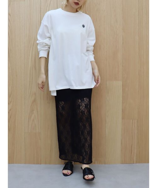 EVRIS（エヴリス）の「レースロングスカート（スカート・レディース・ブラック/ブルー/ホワイト・FREE）」の14枚目の写真