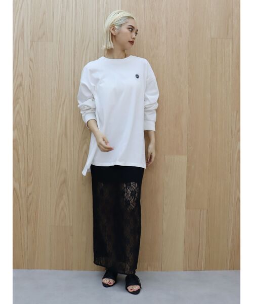 EVRIS（エヴリス）の「レースロングスカート（スカート・レディース・ブラック/ブルー/ホワイト・FREE）」の13枚目の写真