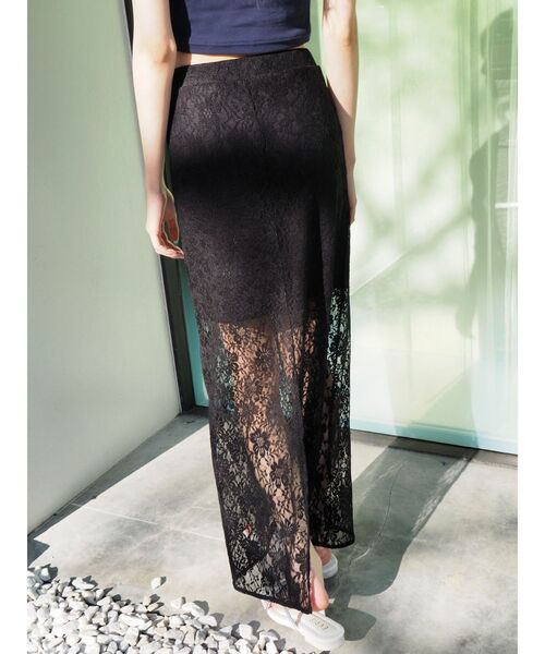 EVRIS（エヴリス）の「レースロングスカート（スカート・レディース・ブラック/ブルー/ホワイト・FREE）」の6枚目の写真