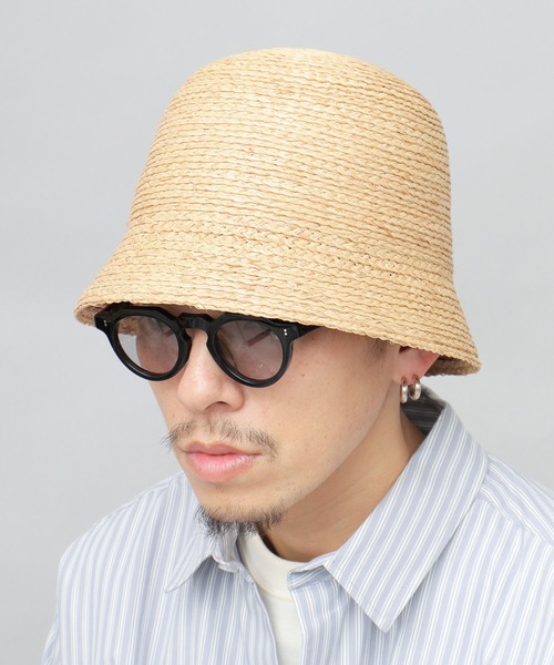 ReqHatter（レックハッター）の「ラフィア ブレード メトロハット（ハット・メンズ・ベージュ・FREE）」の2枚目の写真