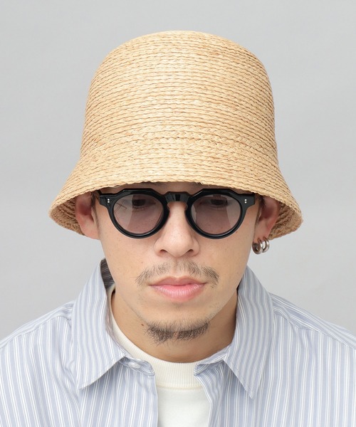 ReqHatter（レックハッター）の「ラフィア ブレード メトロハット（ハット・メンズ・ベージュ・FREE）」の9枚目の写真