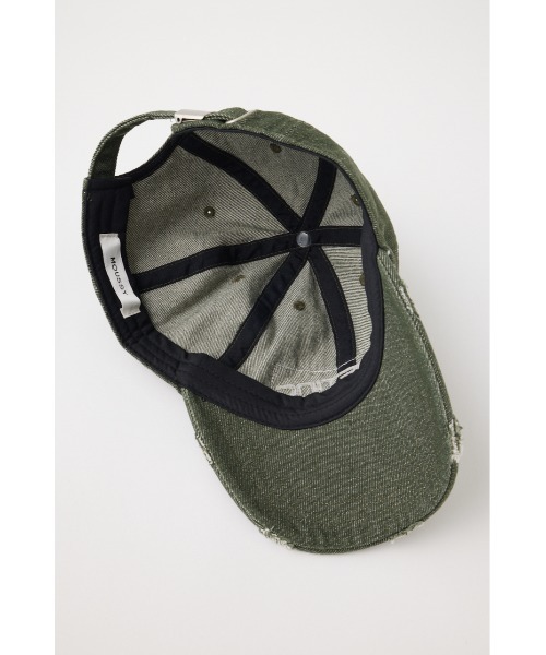 MOUSSY(マウジー)の「GRUNGE キャップ(キャップ・レディース・カーキ/ライトブラック・FREE)」の10枚目の写真