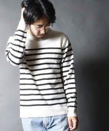 AMERICAN RAG CIE | AMERICAN RAG CIE ウールパネルボーダーニット / 109-AMG-M152-KN617(ニット/セーター)