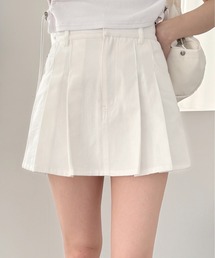 Heather | カツラギプリーツミニスカート　119110(スカート)
