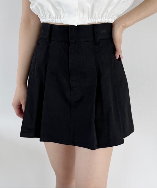 Heather（ヘザー）の「カツラギプリーツミニスカート 119110（スカート