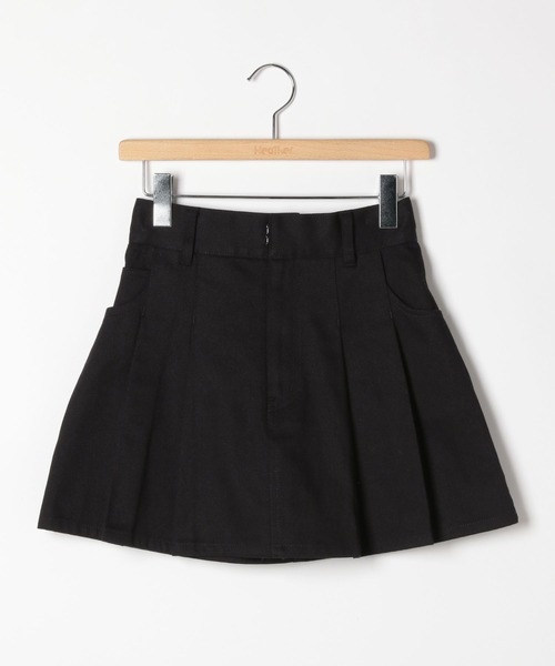 Heather（ヘザー）の「カツラギプリーツミニスカート　119110（スカート・レディース・ホワイト/ブラック・S/M）」の3枚目の写真