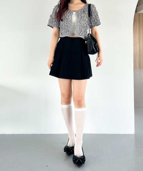 Heather（ヘザー）の「カツラギプリーツミニスカート　119110（スカート・レディース・ホワイト/ブラック・S/M）」の21枚目の写真