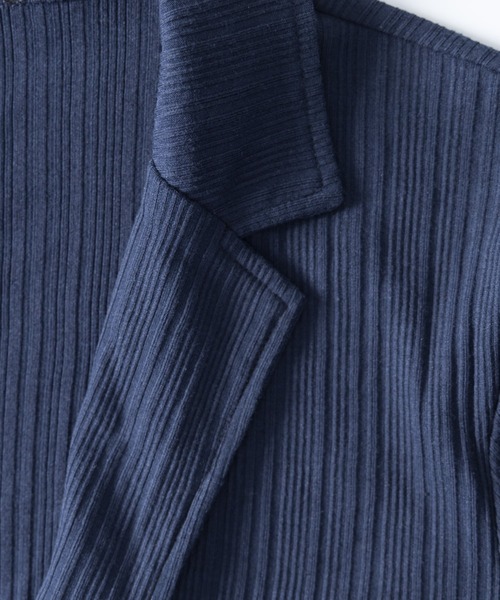 NYLAUS（ナイラス）の「ランダムテレコ 2B テーラードジャケット（テーラードジャケット・メンズ・ブラック/ネイビー・M/L/LL/3L）」の4枚目の写真