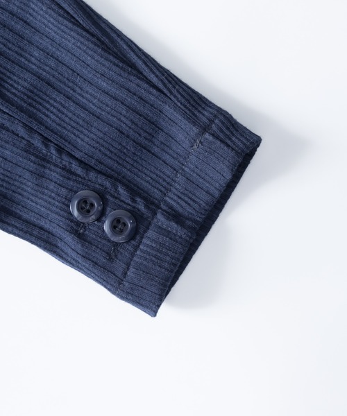 NYLAUS（ナイラス）の「ランダムテレコ 2B テーラードジャケット（テーラードジャケット・メンズ・ブラック/ネイビー・M/L/LL/3L）」の6枚目の写真