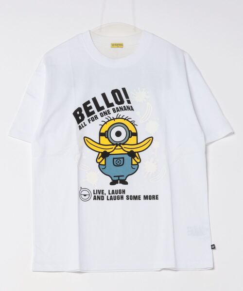 MINIONS（ミニオンズ）の「親子お揃い ミニオン マジックTシャツ 9292A（Tシャツ/カットソー・レディース・ホワイト・M/S/L）」の3枚目の写真