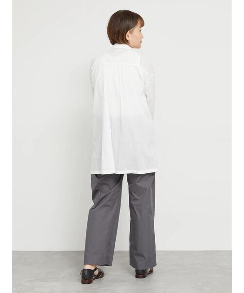 sm2rhythm（サマンサモスモスリズム）の「カットワーク刺繍シアーチュニック（シャツ/ブラウス・レディース・ブルー/オフホワイト/ブラック・F）」の11枚目の写真