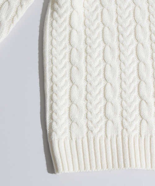 WEGO（ウィゴー）の「◆WEGO/スタンダードケーブルニット（ニット/セーター・メンズ・ホワイト系その他/オフホワイト/ブラック/グレー/グレー系その他/ネイビー/ロイヤルブルー/ワイン・SMALL/MEDIUM/LARGE）」の13枚目の写真