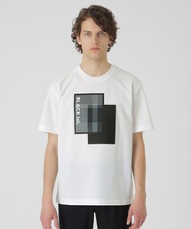 BLACK LABEL CRESTBRIDGE（ブラックレーベル・クレストブリッジ）の「【BLACK lab.】テクニカルボックスグラフィックTシャツ（Tシャツ/カットソー・メンズ）」