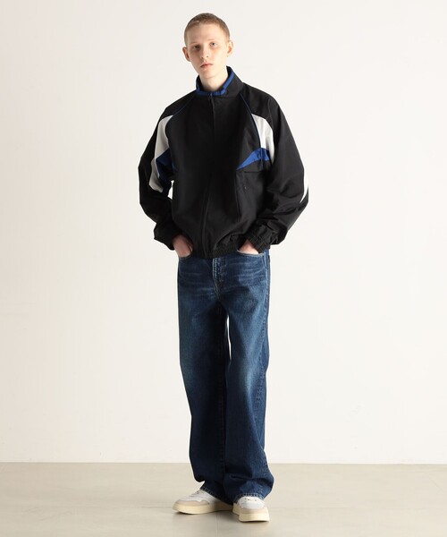 EDITION(エディション)の「ヴィンテージデニム ルーズストレートパンツ(デニムパンツ・メンズ・ブルー・S/M/L)」の2枚目の写真