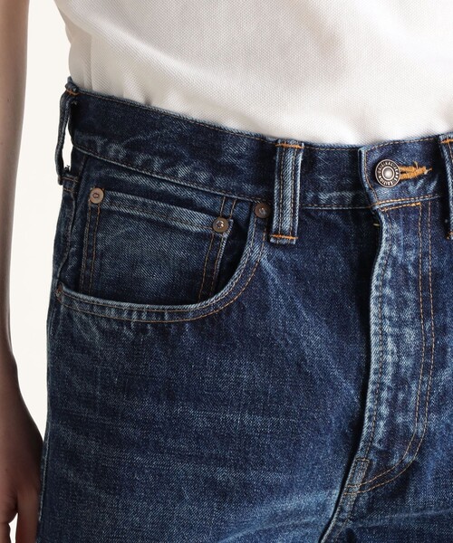 EDITION(エディション)の「ヴィンテージデニム ルーズストレートパンツ(デニムパンツ・メンズ・ブルー・S/M/L)」の11枚目の写真