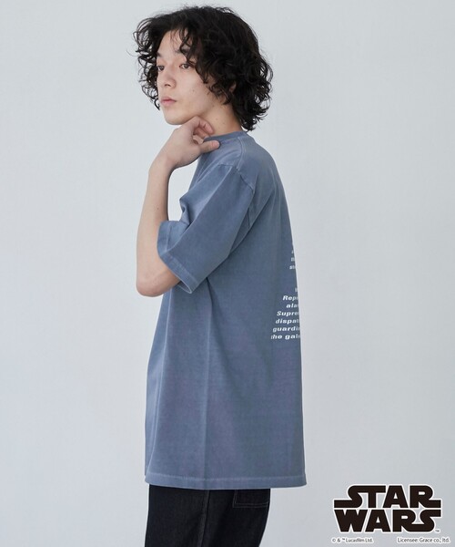 coen(コーエン)の「STAR WARS(スター・ウォーズ )/ 別注 ピグメントTシャツ(Tシャツ/カットソー・メンズ・オフホワイト/ダークグレー/ネイビー・S/M/L/XL)」の14枚目の写真