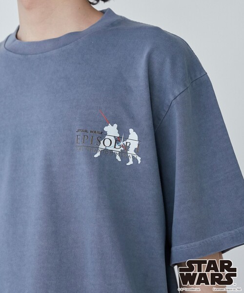 coen(コーエン)の「STAR WARS(スター・ウォーズ )/ 別注 ピグメントTシャツ(Tシャツ/カットソー・メンズ・オフホワイト/ダークグレー/ネイビー・S/M/L/XL)」の16枚目の写真