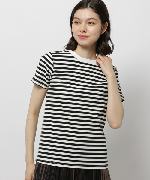 niko and...（ニコアンド）の「COLORマイスターフィットTシャツ（Tシャツ/カットソー・レディース・ホワイト/レッド/オフホワイト/グレー/ブラック・MEDIUM/LARGE/SHORT）」の11枚目の写真