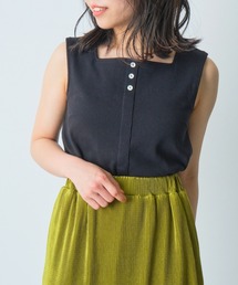 カップ付きテレコタンクトップ 【低身長・小柄女性】