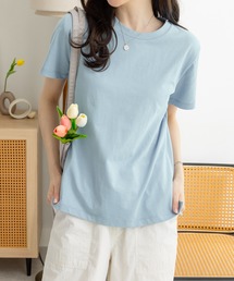 綿100％クルーネックTシャツ