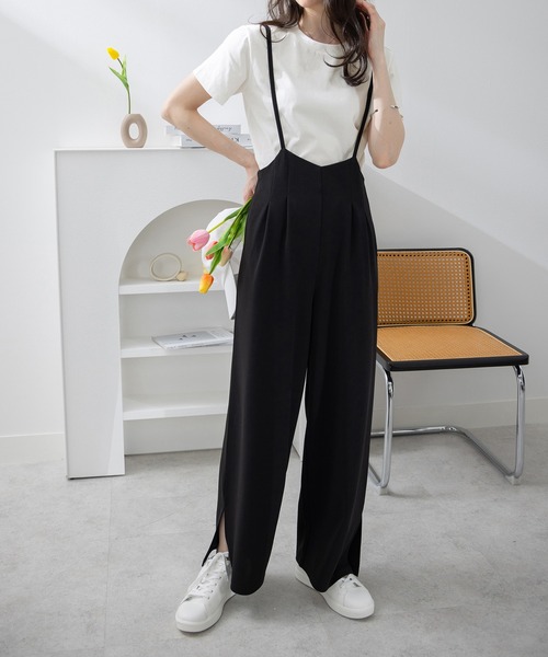 CHAN ME(チャンミ)の「綿100%クルーネックTシャツ(Tシャツ/カットソー・レディース・チャコールグレー/ブラック/ライトブルー/イエロー/ホワイト/ピンク・MEDIUM/LARGE/X-LARGE)」の17枚目の写真