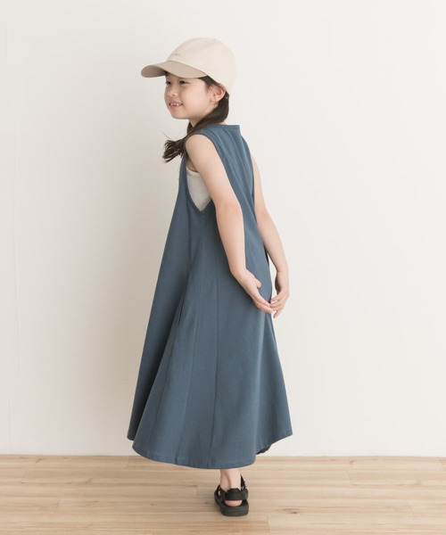 URBAN RESEARCH DOORS(アーバンリサーチドアーズ)の「ノースリーブフレアワンピース(KIDS)(ワンピース・キッズ・イエロー/ブルー・105/120/135/150)」の2枚目の写真