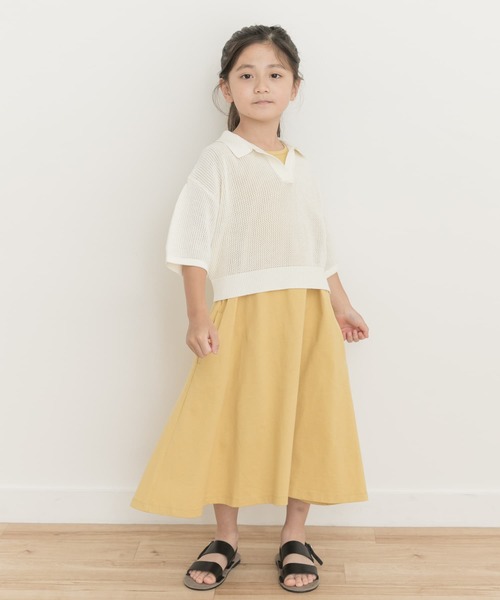 セール】ノースリーブフレアワンピース(KIDS)（ワンピース