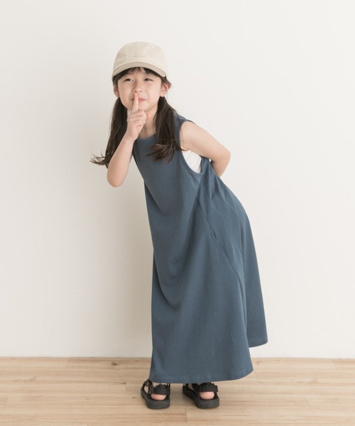 URBAN RESEARCH DOORS(アーバンリサーチドアーズ)の「ノースリーブフレアワンピース(KIDS)(ワンピース・キッズ・イエロー/ブルー・105/120/135/150)」の8枚目の写真