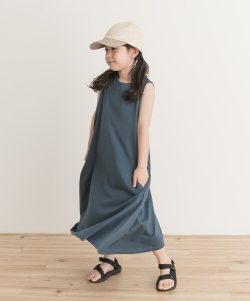 URBAN RESEARCH DOORS(アーバンリサーチドアーズ)の「ノースリーブフレアワンピース(KIDS)(ワンピース・キッズ・イエロー/ブルー・105/120/135/150)」の13枚目の写真