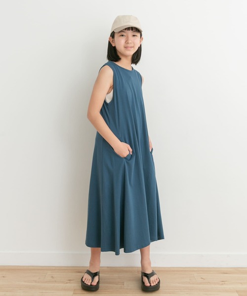 URBAN RESEARCH DOORS(アーバンリサーチドアーズ)の「ノースリーブフレアワンピース(KIDS)(ワンピース・キッズ・イエロー/ブルー・105/120/135/150)」の19枚目の写真