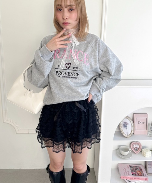 Loueme(ルエム)の「ティアードレースショートパンツ(その他パンツ・レディース・ホワイト/ブラック・FREE)」の17枚目の写真
