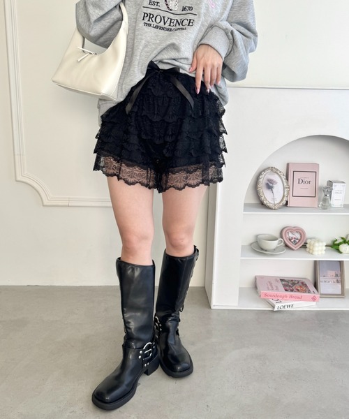 セール】ティアードレースショートパンツ（その他パンツ