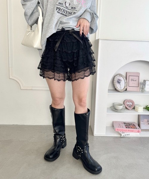 セール】ティアードレースショートパンツ（その他パンツ
