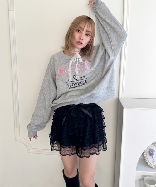 Loueme(ルエム)の「ティアードレースショートパンツ(その他パンツ・レディース・ホワイト/ブラック・FREE)」の19枚目の写真