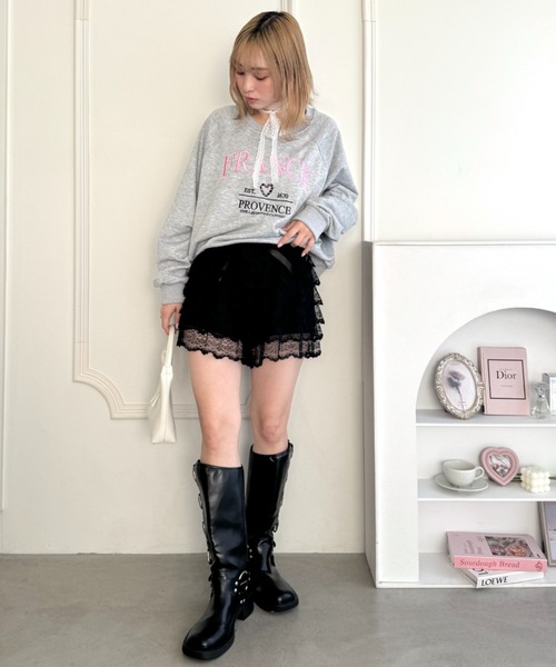 Loueme(ルエム)の「ティアードレースショートパンツ(その他パンツ・レディース・ホワイト/ブラック・FREE)」の21枚目の写真