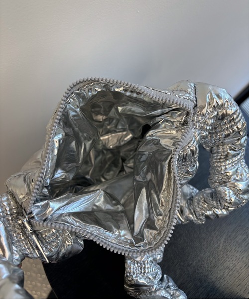 SALTMINT（ソルトミント）の「3wayメタリックポップコーンバッグ（ハンドバッグ・レディース・ブラック/パープル/シルバー・ONESIZE）」の7枚目の写真