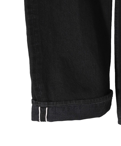 marka（マーカ）の「marka / マーカ：RELAX STRAIGHT FIT JEANS - black -：M24C-07PT12C[COR]（デニムパンツ・メンズ・ブラック・1(S)/2(M)/3(L)）」の5枚目の写真