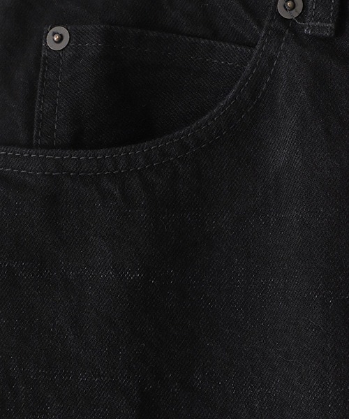 marka（マーカ）の「marka / マーカ：RELAX STRAIGHT FIT JEANS - black -：M24C-07PT12C[COR]（デニムパンツ・メンズ・ブラック・1(S)/2(M)/3(L)）」の6枚目の写真